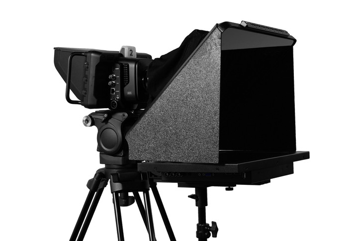 Flex Plus 16:9 15" RGB IPS | 3G-SDI | HDMI Teleprompter Side Freestanding Model - Side