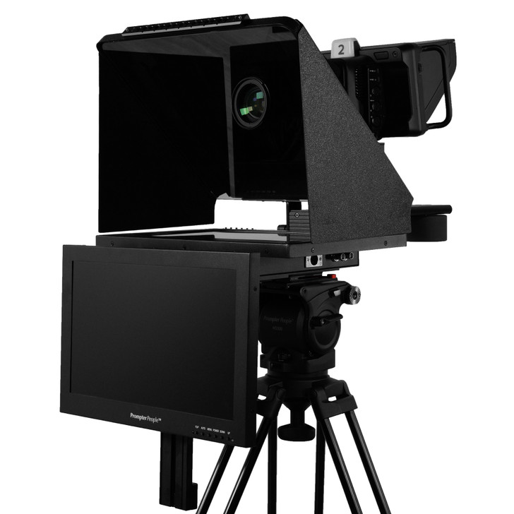 Flex Plus 16:9 15" RGB IPS | 3G-SDI | HDMI Teleprompter with Signal - Full Screen - Talent Monitor Teleprompter