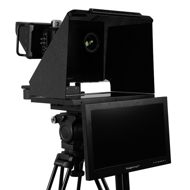 Flex Plus 16:9 15" RGB IPS | 3G-SDI | HDMI Teleprompter with Signal - Full Screen - Talent Monitor Teleprompter -B 