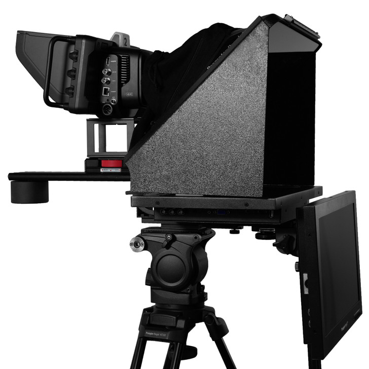 Flex Plus 16:9 15" RGB IPS | 3G-SDI | HDMI Teleprompter Side Angled - B