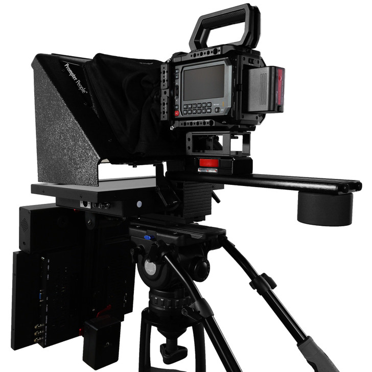 Flex Plus 16:9 15" RGB IPS | 3G-SDI | HDMI Teleprompter with Signal - Full Screen - Talent Monitor Teleprompter - Back