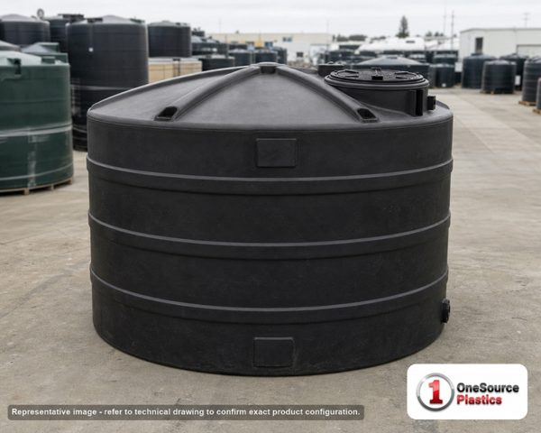 2500 Gallon Plastic Water Storage Tank - Black (98" x 86"): Complete Buyer's Guide