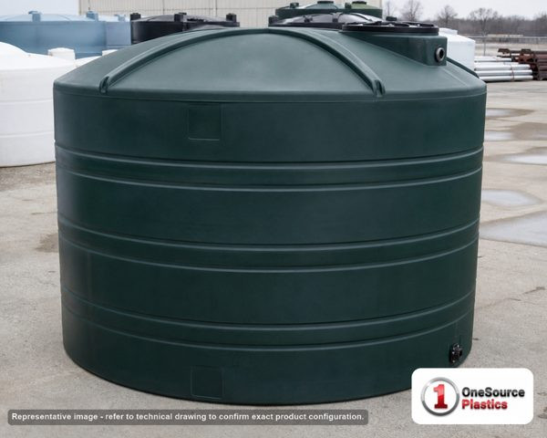 2500 Gallon Plastic Water Storage Tank - Black (95" x 91") #41524: Complete Buyer's Guide
