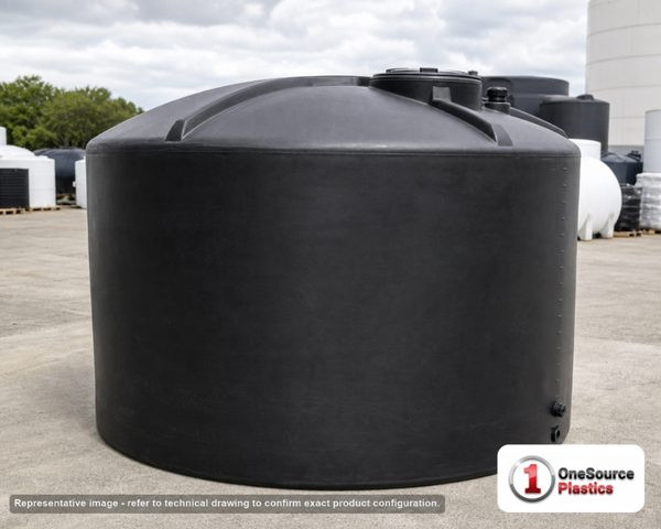 2500 Gallon Plastic Water Storage Tank - Black (95" x 91") #40631: Complete Buyer's Guide