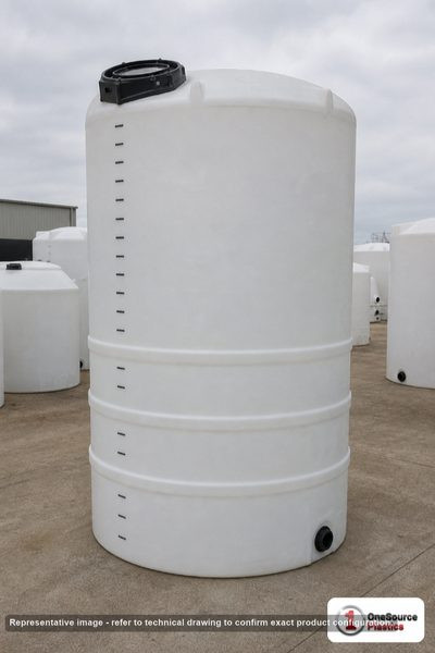 2000 Gallon Vertical Liquid Storage Tank - Natural White (64" x 152"): Complete Buyer's Guide