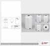 150 Gallon Vertical Liquid Storage Tank - Natural White (30" x 56") #41859