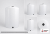 Dimensional spec drawing for Norwesco 160 Gallon (28" L x 28" W x 69" H)