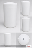 Dimensional spec drawing for Norwesco 265 Gallon Vertical Storage Tank