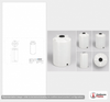 750 Gallon Vertical Liquid Storage Tank - Natural White (46" x 107")