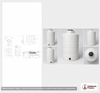 750 Gallon Vertical Liquid Storage Tank - Natural White (48" x 103")