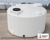 2000 Gallon Vertical Liquid Storage Tank - Natural White (93" x 80"). Polyethylene; White; 80" H x 93" W x 93" L.