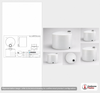 Dimensional spec drawing for Norwesco 3000 Gallon Vertical Storage Tank (102" L x 102" W x 93" H)