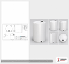 Dimensional spec drawing for Norwesco 11000 Gallon Vertical Storage Tank