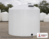 12000 Gallon Vertical Liquid Storage Tank. Polyethylene; White; 193" H x 141" W x 141" L. Manufacturer part number N-43919.