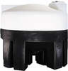 550 Gallon 20 Degree Cone Bottom Tank with Poly Stand
