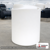 3000 Gallon 15 Degree Cone Bottom Tank. 3000 gallon capacity; Polyethylene; White; dimensions 120.0in H x 91.0in W x 91.0in L; 461.0 lb empty; 1.5 specific gravity rating; fittings: 3"; max temp 120 deg  F / 48 deg  C; 3 Year Warranty. Manufacturer part number 45141. Manufactured by Norwesco. Sold by OneSource Plastics (https://www.onesourceplastics.com).