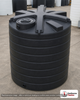 Enduraplas 2100 Gallon Plastic Vertical Water Storage Tank in Black. Manufacturer part number EP-TLV02100BK.