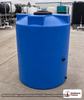 Bushman 125 Gallon Plastic Emergency Water Storage Tank. Polyethylene; Blue; 50" H x 30" W x 30" L.