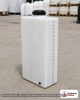 Norwesco 20 Gallon Plastic Portable Flat Bottom Utility Tank in White. 20 gallon capacity; Polyethylene; White; 34" H x 11"