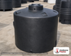 Norwesco 2000 Gallon Vertical Water Storage Tank. Polyethylene; Black; dimensions 84.0in H x 90.0in W x 90.0in L; 270.0 lb empty; 1.1 specific gravity rating. Manufacturer part number N-44129-C. Sold by OneSource Plastics (https://www.onesourceplastics.com).