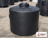Norwesco 2000 Gallon Vertical Water Storage Tank. Polyethylene; Black; 84" H x 90" W x 90" L.