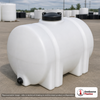 Norwesco 35 Gallon Horizontal Leg Tank in White. . Manufacturer part number N-45223. Sold by OneSource Plastics (https://www.onesourceplastics.com).
