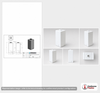 Dimensional spec drawing for Norwesco 55 Gallon Utility Tank (18" L x 18" W x 44" H)