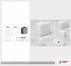 Dimensional spec drawing for Norwesco 7 Gallon Utility Tank (14" L x 9" W x 18" H)