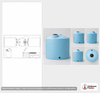 Dimensional spec drawing for Norwesco 8400 Gallon Vertical Storage Tank