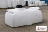 Norwesco 14 Gallon Plastic Spot Sprayer Tank in White. Polyethylene; White; 15" H x 14" W x 31" L.