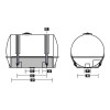Snyder Industries 400 Gallon Plastic Vertical Water Storage Tank in Black