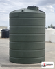 Snyder Industries 5100 Gallon Plastic Vertical Water Storage Tank in Green. High Density Linear Polyethylene; Green; 159" H
