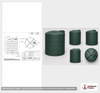 Snyder Industries 8000 Gallon Vertical Water Storage Tank in Green