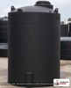 Snyder Industries 5000 Gallon Plastic Vertical Water Storage Tank in Black. 5000.0 gallon capacity; High Density Linear Polyethylene; Black; dimensions 159.0in H x 102.0in W x 102.0in L; 870.0 lb empty; 1.0 specific gravity rating; fittings: 2; max temp 120 deg  F / 48 deg  C; 3 Year Warranty. Manufacturer part number wb83. Manufactured by Snyder. Sold by OneSource Plastics (https://www.onesourceplastics.com).