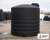 Snyder Industries 5000 Gallon Vertical Water Storage Tank in Black. 5000.0 gallon capacity; High Density Linear Polyethylene; Black; dimensions 155.0in H x 102.0in W x 102.0in L; 675.0 lb empty; 1.0 specific gravity rating; fittings: 2; max temp 120 deg  F / 48 deg  C; 3 Year Warranty. Manufacturer part number wb81. Manufactured by Snyder. Sold by OneSource Plastics (https://www.onesourceplastics.com).