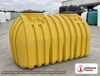 Norwesco 1000 Gallon Plastic Two Compartment Septic Tank - IAPMO Certified. 1000.0 gallon capacity; Polyethylene; Yellow; dimensions 63.0in H x 60.0in W x 102.0in L; 338.0 lb empty; fittings: 4"; max temp 130 deg  F / 54 deg  C; 3 Year Warranty. Manufacturer part number 41720. Sold by OneSource Plastics (https://www.onesourceplastics.com).