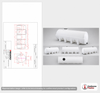 Dimensional spec drawing for Norwesco 1025 Gallon (139" L x 49" W x 54" H)