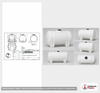 Norwesco 125 Gallon Horizontal Leg Tank in White