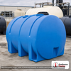 Norwesco 1335 Gallon HDPE Horizontal Elliptical Leg Tank in Blue. 1335 gallon capacity; High Density Linear Polyethylene; Blue; dimensions 55.0in H x 66.0in W x 126.0in L; 415.0 lb empty; 1.9 specific gravity rating; fittings: 2" fitting with 2" siphon; max temp 120 deg  F / 48 deg  C; 5 Year Warranty. Manufacturer part number 42929. Manufactured by Norwesco. Sold by OneSource Plastics (https://www.onesourceplastics.com).