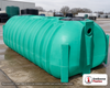 Norwesco 1500 Gallon Plastic Two Compartment Septic Tank with Loose Plumbing and Low Profile Design - IAPMO Certified