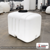 Norwesco 200 Gallon Plastic Portable Flat Bottom Utility Tank in White. 200 gallon capacity; Polyethylene; White; dimensions 36.0in H x 36.0in W x 48.0in L; 76.0 lb empty; 1.5 specific gravity rating; fittings: 1"; max temp 120 deg  F / 48 deg  C; 3 Year Warranty. Manufacturer part number 42347. Manufactured by Norwesco. Sold by OneSource Plastics (https://www.onesourceplastics.com).