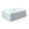 Norwesco 26 Gallon Plastic Portable Flat Bottom Utility Tank in White