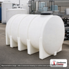 Norwesco 2635 Gallon Horizontal Elliptical Leg Tank in White. 2635 gallon capacity; Polyethylene; White; dimensions 72.0in H x 90.0in W x 140.0in L; 830.0 lb empty; 1.5 specific gravity rating; fittings: 3" with 2" Reducer and 3" Siphon tube; max temp 120 deg  F / 48 deg  C; 3 Year Warranty. Manufacturer part number 40547. Manufactured by Norwesco. Sold by OneSource Plastics (https://www.onesourceplastics.com).