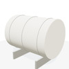 Norwesco 2650 Gallon Elliptical Leg Tank in White with Baffles
