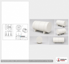 Norwesco 2650 Gallon Elliptical Leg Tank in White with Baffles