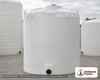 Snyder Industries 3000 Gallon HDPE Vertical Chemical Storage Tank in White. Polyethylene; White; dimensions 127.0in H x 90.0in W x 90.0in L; 575.0 lb empty; 1.5 specific gravity rating. Manufacturer part number SII-5130000N43. Sold by OneSource Plastics (https://www.onesourceplastics.com).