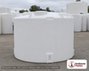 Snyder Industries 3000 Gallon HDPE Vertical Chemical Storage Tank in White. Polyethylene; White; 96" H x 102" W x 102" L.