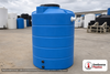 Norwesco 500 Gallon HDPE Vertical Liquid Storage Tank. 500 gallon capacity; High Density Linear Polyethylene; Blue; dimensions 73.0in H x 48.0in W x 48.0in L; 119.0 lb empty; 1.9 specific gravity rating; fittings: 2" fitting with 2" siphon; max temp 120 deg  F / 48 deg  C; 5 Year Warranty. Manufacturer part number 40150. Manufactured by Norwesco. Sold by OneSource Plastics (https://www.onesourceplastics.com).