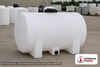 Snyder Industries 535 Gallon Plastic Horizontal Leg Tank. Polyethylene; White; 52" H x 47" W x 78" L.