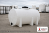 Snyder Industries 60 Gallon Plastic Horizontal Leg Tank. 60.0 gallon capacity; High Density Linear Polyethylene; White; dimensions 26.0in H x 48.0in W x 39.0in L; 23.0 lb empty; 1.9 specific gravity rating; fittings: 0.75; max temp 120 deg  F / 48 deg  C; 3 Year Warranty. Manufacturer part number 1060000c26. Sold by OneSource Plastics (https://www.onesourceplastics.com).